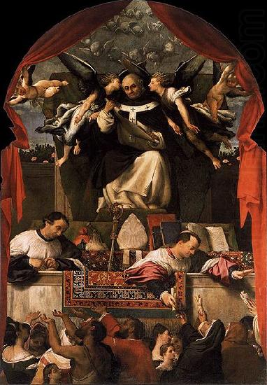 The Alms of St. Anthony, Lorenzo Lotto